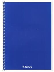 Fortuna Spirálfüzet A/5 vonalas FORTUNA Monocolor 70 lapos kék
