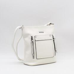 Silvia Rosa fehér műbőr női válltáska sr-5950