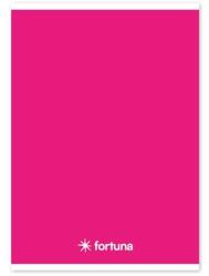 Fortuna Füzet A/5 vonalas FORTUNA Monocolor 32 lapos magenta