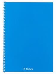 Fortuna Spirálfüzet A/4 vonalas FORTUNA Monocolor 70 lapos kék