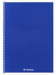 Fortuna Spirálfüzet A/4 vonalas FORTUNA Monocolor 70 lapos sötétkék