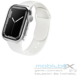  Uniq Legion Apple Watch S8/S7 41mm tok, tempered kijelző fóliával, átlátszó - mobil-box