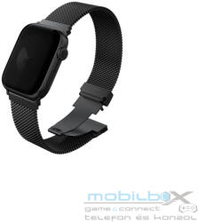  Uniq Dante Pro Apple Watch 42/41/40mm állítható fém óraszíj, fekete