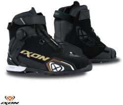 Ixon Ghete moto Ixon Bull 2 WP LS - dama, all season, impermeabile, roadster, negru/alb/auriu (5081020051106)