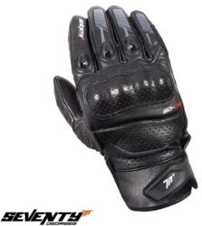 Ixon Manusi moto piele Ixon Drizzle MS - barbati, all season, impermeabile, touring/adventure, degete tactile, khaki/negru (3001110988010)