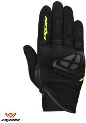 Ixon Manusi moto piele Ixon MIG MS - barbati, vara, roadster, degete tactile, negru/galben (3001110681072)