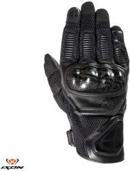 Ixon Manusi moto piele Ixon RS4 AIR MS - barbati, vara, sport, degete tactile, negru (3002110651001)