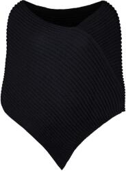 Bontis Kötött poncsó - Fekete | unisex (L495-2)