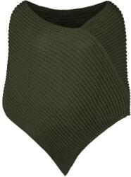 Bontis Kötött poncsó - Olív | unisex (L495-5)