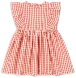 Konges Sløjd gyerek pamutruha KIM FRILL DRESS GOTS rózsaszín, mini, harang alakú, KS102305 - rózsaszín 86