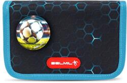 Belmil Tolltartó, klapnis, cipzáras, BELMIL Kick the Ball , fekete- kék, foci (335-88/5) - fodicoaruhaz