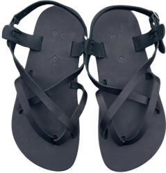 Laboo Leather Laboo x Anya Leather Black Női Bőr Szandál