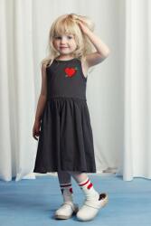 Mini Rodini gyerek pamutruha Arrowed heart fekete, mini, harang alakú, 2525010799 - fekete 140-146