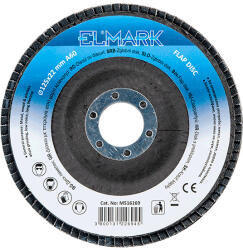  LAMELLÁS CSISZOLÓKORONG 60-AS FÉM, FA ÉS KŐ 125x22.2mm (M516169)