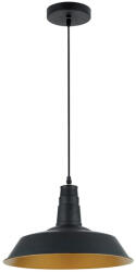 Matt Függeszték 1xe27 Fekete D360mm (955matt1-bk)