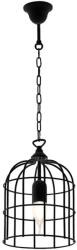 CAGE FÜGGESZTÉK 1xE27 FEKETE (955CAGE1-BL)