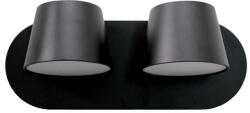 Malia Led Fali Lámpa 2x12w 4200k Fekete (95malia24led-bl)