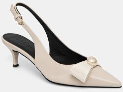 Furla bőr tűsarkú Sfera Slingback bézs, YJ05SFE BX3614 1704S - bézs Női 37