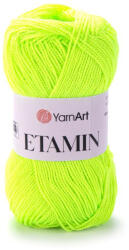 YARNART Etamin gyöngy fonal 459 Neon zöld