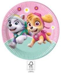Mancs Őrjárat Skye and Everest papírtányér 8 db-os 23 cm FSC (PNN93442) - oliviashop