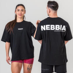 NEBBIA - Unisex oversized póló Gym Essentials 381 (black) (M) - NEBBIA