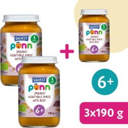 Salvest Põnn 2+1 INGYEN: SALVEST Põnn BIO Marhahús zöldségpürével (190 g)