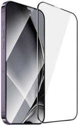 TelForceOne Fémszegélyes edzett üveg fekete szegéllyel iPhone 14 Pro Max