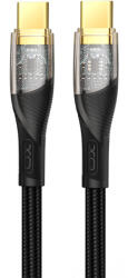 XO NB-Q223B Type-C - Type-C kábel 60W 1m - fekete
