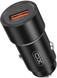 XO CC54 autós töltő 1x USB-A 18W - fekete
