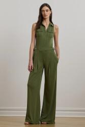 Lauren Ralph Lauren kezeslábas zöld, galléros, 200963892 - zöld 36