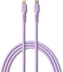 Colorum CK12-CL-09 Type-C - Lightning kábel 2.4A 1.8m - levendulaszín
