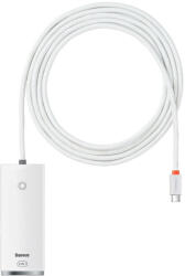 Baseus Lite Series USB Hub USB-C - 4xUSB-A 2m - fehér