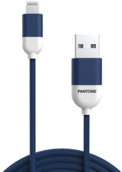 Pantone PT-LCS001-5 MFi USB-A - Lightning kábel 2.4A 1.5m - tengerészkék