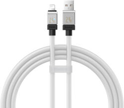 Baseus CoolPlay USB-A - Lightning kábel 2.4A 1m - fehér