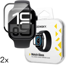 Wozinsky edzett üveg fekete szegéllyel Apple Watch 10 46mm - 2 db - bluedigital - 1 390 Ft