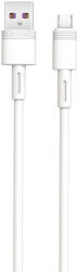 XO NB-Q166 USB-A - microUSB kábel 1m 5A - fehér