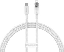 Baseus Explorer Type-C - Lightning kábel 20W PD 1m - fehér