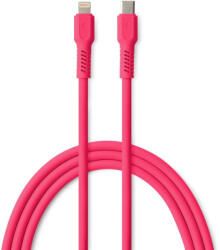 Colorum CK12-CL-02 Type-C - Lightning kábel 2.4A 1.8m - magenta