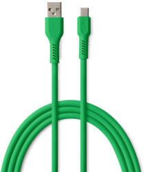 Colorum CK60-AC-04 USB-A - Type-C kábel 3A 1.8m - zöld