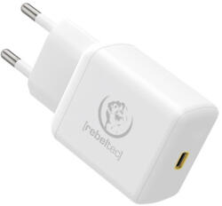 Rebeltec H150 Turbo hálózati töltő 1xUSB-C csatlakozással PD 20W - fehér