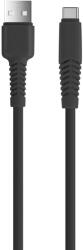 Setty KSA-C-321 USB-A - Type-C kábel 2A 3m - fekete
