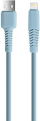 Setty KSA-L-1.526 USB-A - Lightning kábel 2.1A 1.5m - kék