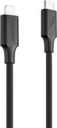 Proove Striped Silicone Type-C - Lightning kábel 3A 1m - fekete