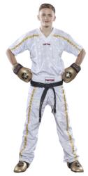 Top Ten Tricou Kickboxing Mesh , Top Ten, Alb-Auriu, 140 cm (1625-10140)