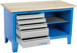 Unior Banc de lucru cu 5 sertare 1500x750x925 mm, Unior 612328 (612328)