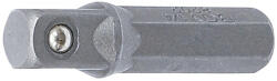 BGS Adaptor pentru tubulare 6.3mm(1/4"), antrenare 6.3 mm (1/4"), lungime30 mm, BGS 8202 (B-8202)
