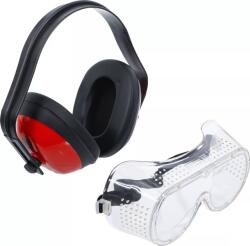 BGS DIY Set de protectie, ochelari + casti atenuare zgomat, BGS DIY 93626 (B-93626)