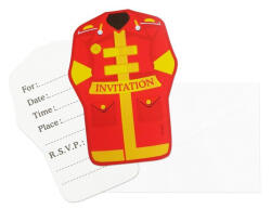 Javoli Tűzoltóság Fire Brigade meghívó 6 db-os (MLG693659)