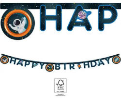 Javoli Űr Happy Birthday Rocket Space felirat FSC 2 m (PNN93740)