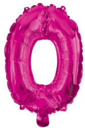 Javoli Hot Pink 0-ás szám fólia lufi 95 cm (PNN92496)